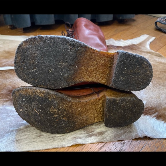 70s Vintage Thom Mcan Lace Up GoGo Boots w Gummy Sole - Picture 6 of 13